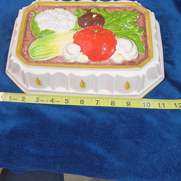 Wall Hanging Vegetables Ceramic Mold GAILSTYN-SUTTON Towle Company Hand Painted - Picture 4 of 5